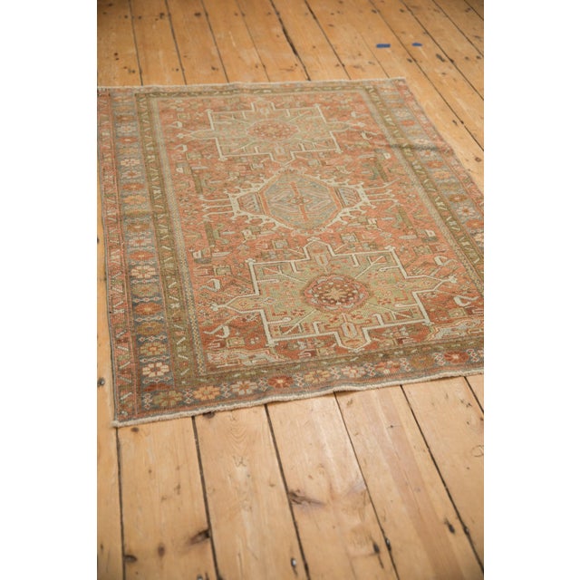 Vintage Distressed Karaja Square Rug - 3'5" x 4' For Sale In New York - Image 6 of 9