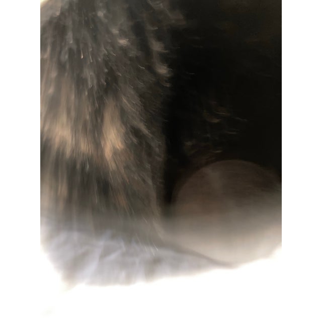 Vintage Metal Umbrella Stand With Painted Eagle and American Flag For Sale In Oklahoma City - Image 6 of 7