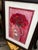 Up for your consideration is a beautiful vintage pink and red floral framed print. This would look lovely in your home and...