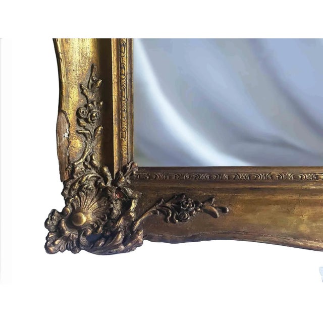Antique Large European Painting Frame - Perfect for a Mirror or Painting For Sale In New York - Image 6 of 11
