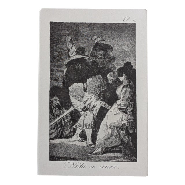 Francisco de Goya, Los Caprichos, Plate 6, Etching For Sale