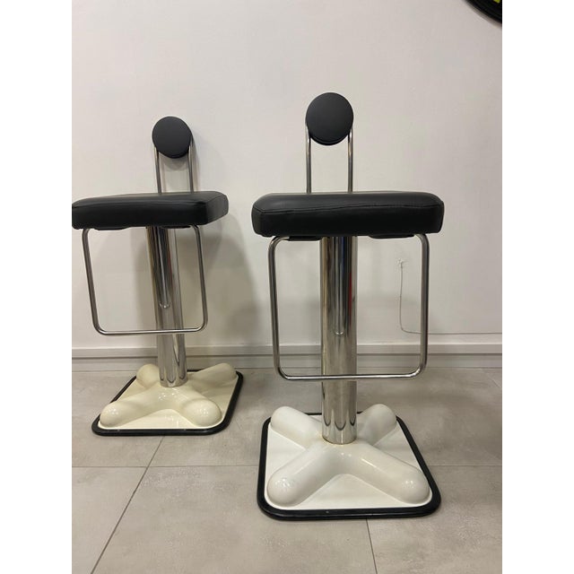 Zanotta Birillo Stools by Joe Colombo for Zanotta, 1970s, Set of 2 For Sale - Image 4 of 12