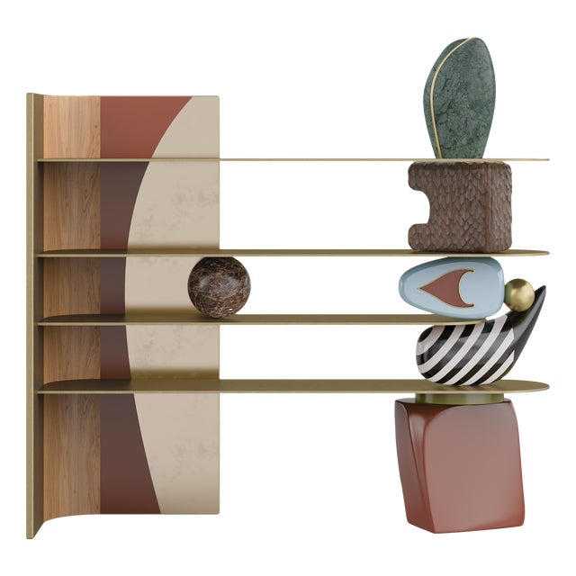 Echoes Bookshelf Handmade in Portugal by Malabar For Sale