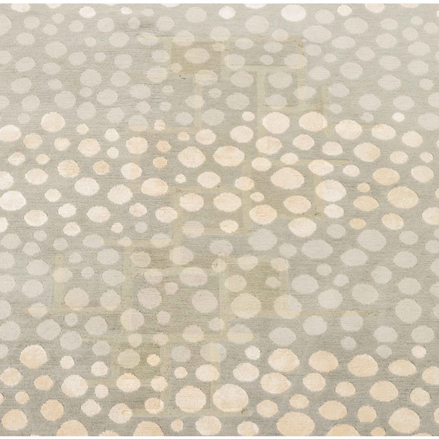 Textile "Bubbling Sagebrush" Carpet, 13' 10.75" X 10' For Sale - Image 7 of 10