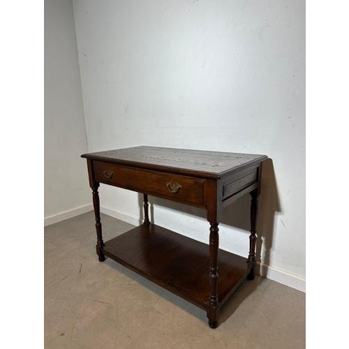English Oak Side Table For Sale - Image 5 of 6