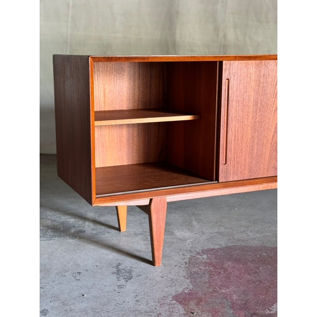1960s Mid-Century Danish Sideboard Attributed to Knud Nielsen for Løsning Mobelfabrik For Sale - Image 9 of 18