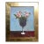 French Roses With Pink" Contemporary Still Life Oil Painting by Martha Holden, Framed For Sale