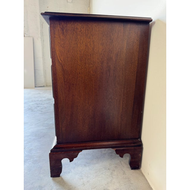 Vintage Nine - Drawers Solid Mahogany Dresser by Century Furniture/ Sold For Sale - Image 10 of 12