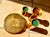 Scandinavian Modern Candleholders with Vase & Tray in Brass from Ekte Norsk Odel, Norway, 1960s, Set of 4 For Sale - Image 13 of 15