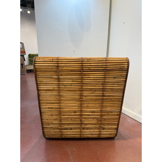 Vintage Danny Fong Style “ the Wave” Chair Ottoman Set For Sale - Image 4 of 4