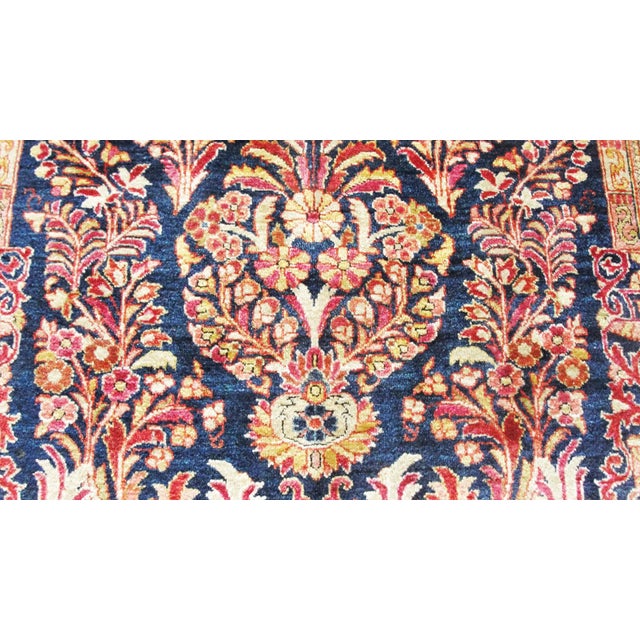 Blue Antique Persian Prayer Rug For Sale - Image 8 of 8