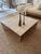 Tan Two Piece Triangular Travertine Coffee Tables, 1970s, France For Sale - Image 8 of 18