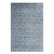 6x9 Versatile Agra Blue Allover Trellis Geometric Modern Hand Knotted Wool Rug For Sale
