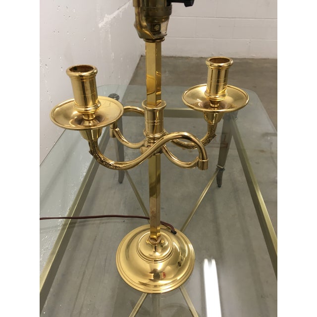 Virginia Metalcrafters Solid Brass Table Lamps a Pair Chairish