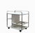 Chrome and White Laminate Serving Trolley, Italy, 1970s For Sale - Image 4 of 8