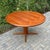 Brown Vintage 1970s Danish Modern Teak Pedestal Base Extension Dining Table For Sale - Image 8 of 12