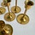 Mid 20th Century MCM Brass Graduated Tulip Style Candlestick Holders Vintage Taper Candle Holders Set of 9 For Sale - Image 5 of 9