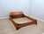 Italian Curved Walnut Bed Frame with Storage Headboard, 1970s For Sale - Image 9 of 18