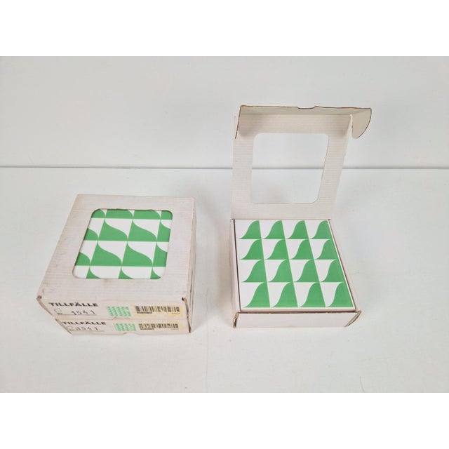 Vintage Tillfalle Ceramic Tiles from Ikea, 2010s, Set of 3 For Sale - Image 6 of 6
