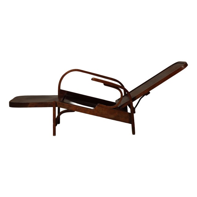 Adjustable Lounge Chair by Walter Gerdau / Móveis Gerdau, Brazil, 1950 For Sale
