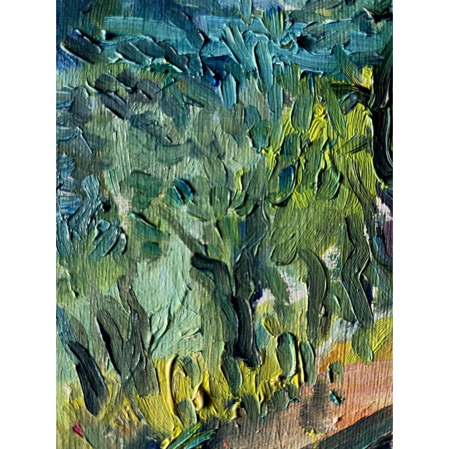 Early 21st Century Barbara Schauß, Landscape Near Bardolino, Oil on Canvas For Sale - Image 5 of 5