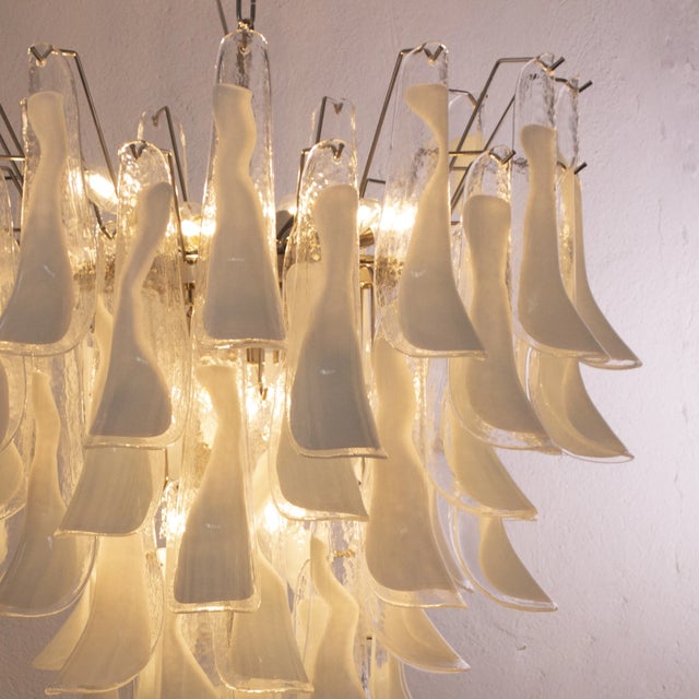 Vintage Italian Chandelier in Murano Glass, 1980s For Sale - Image 9 of 12