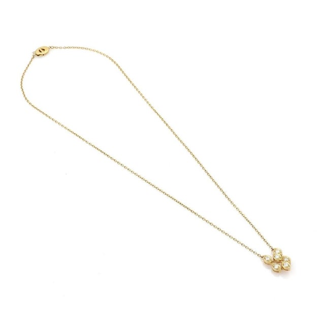 Contemporary Mid 20th Century Dior Diamond Fancy Drop 18k Yellow Gold Pendant Necklace For Sale - Image 3 of 7