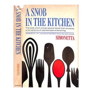"A Snob in the Kitchen" 1967 Simonetta For Sale