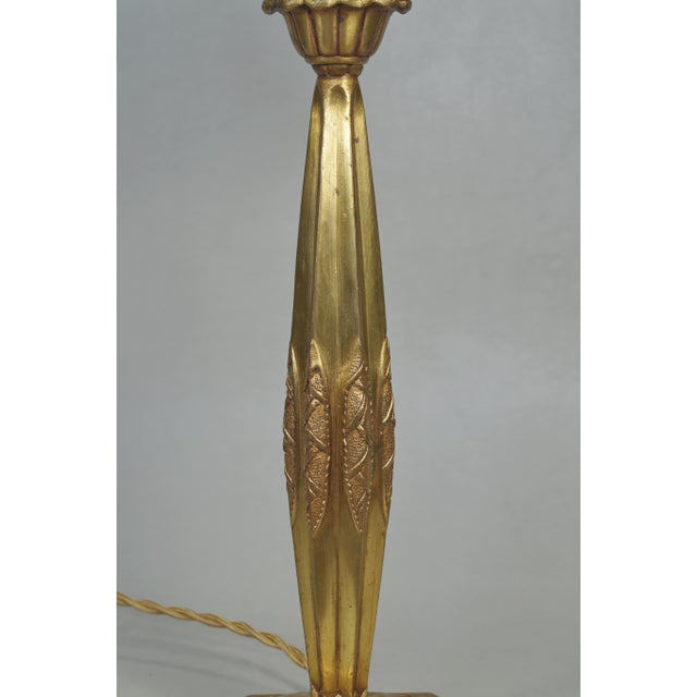 1930s French Art Deco Lamp by Francis Hubens & Degue - 1930 France For Sale - Image 5 of 13
