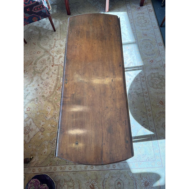 Late 18th Century Late 18th Century American Antique Drop Leaf Table For Sale - Image 5 of 9