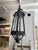 Vintage Iron Lantern Wall Sconces With Glass Seeded Panels - a Pair For Sale - Image 13 of 17