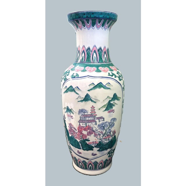 Late 20th Century Chinese Floor Vase For Sale - Image 11 of 11