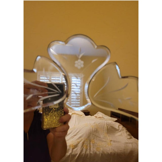 Tiffany and Co. 1960s Tri Fold Dresser Mirror by Anthropologie For Sale - Image 4 of 9