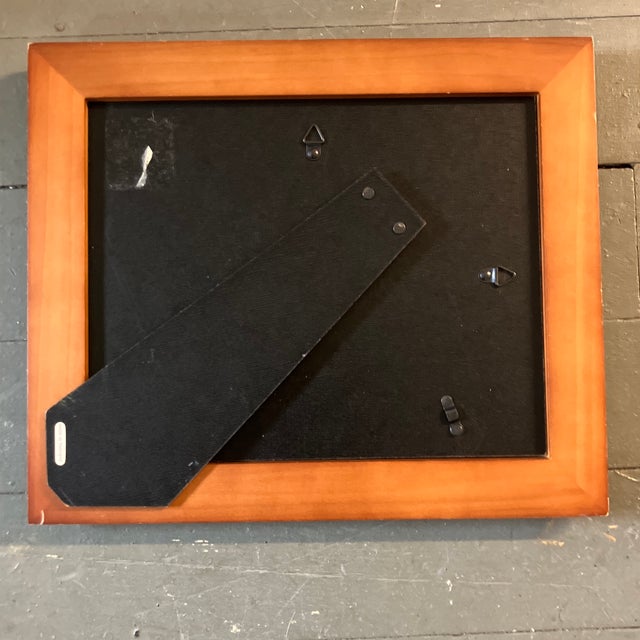 Abstract 1980’s Original Wayne Cunningham Abstract Ink Drawing Vintage Tabletop Modernist Frame For Sale - Image 3 of 3