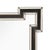 Mid-Century Etruscan Key Form Segmented Umber Lacquered & Giltwood Lined Mirror For Sale - Image 4 of 9