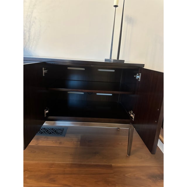 Bernhardt Jet Set Sideboard in Caviar For Sale - Image 13 of 16