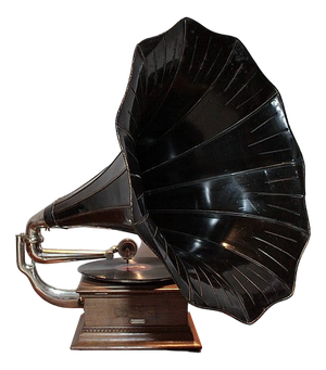 20th Century Horn Gramophone