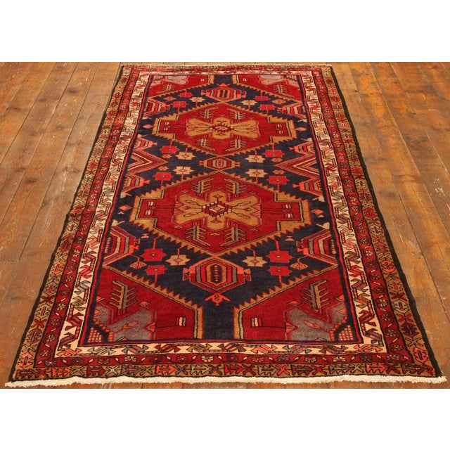 Middle Eastern Hand-Knotted Rug For Sale - Image 3 of 11