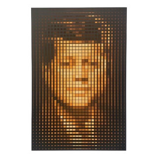 Yvaral, J.F Kennedy, Screenprint For Sale