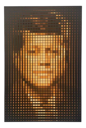 Yvaral, J.F Kennedy, Screenprint