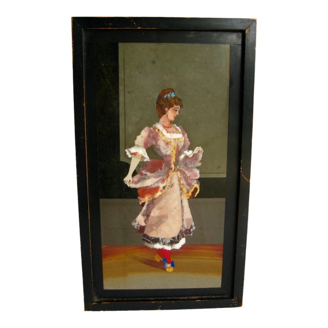 Pietra Dura Italian Portrait of a Women For Sale