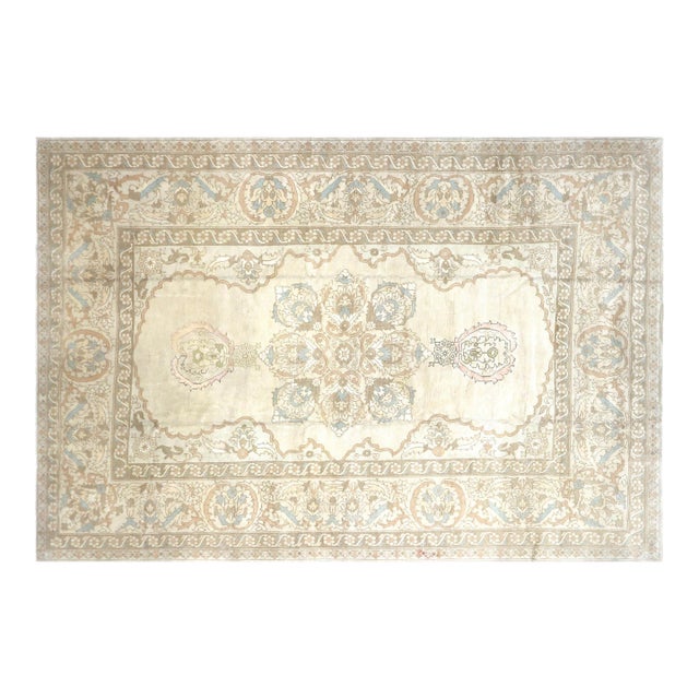 1960s Turkish Oushak Rug For Sale