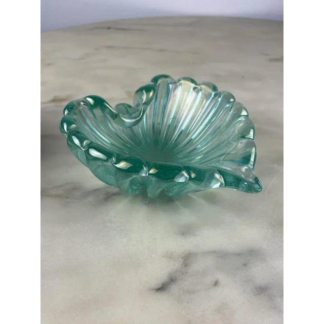 Mid-Century Modern Murano Glass Ashtray attributed to Barovier & Toso, Italy, 1950s For Sale - Image 3 of 11