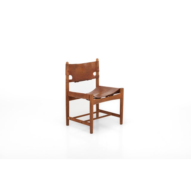Spanish Dining Chairs by Børge Mogensen, Denmark, 1950s, Set of 4 For Sale - Image 4 of 14
