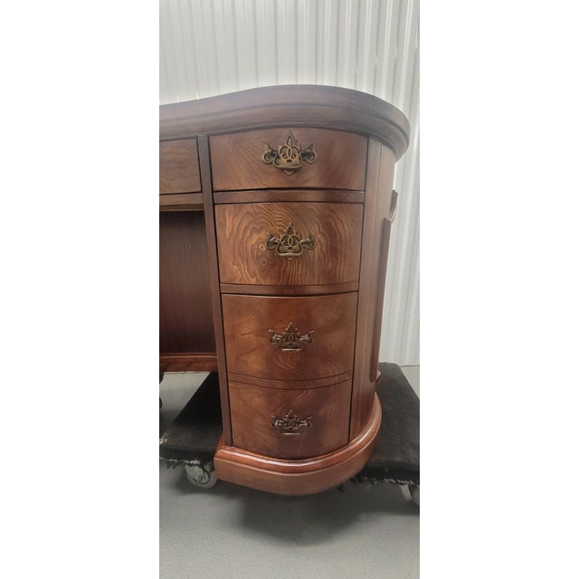 Wood Italian Hand-Crafted Desk For Sale - Image 7 of 15