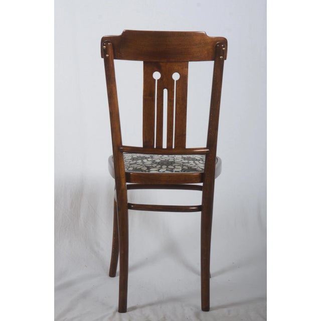 Not Yet Made - Made To Order Art Nouveau Bentwood Dining Chair with Upholstery by Josef Hoffmann For Sale - Image 5 of 13