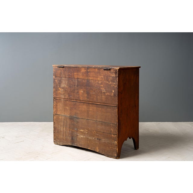 Antique Vermont Grain Painted Blanket Chest For Sale - Image 15 of 18