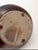 Mid-century studio pottery vase by Robert Maxwell with a rounded form and flared neck. The abstract glaze combines warm...
