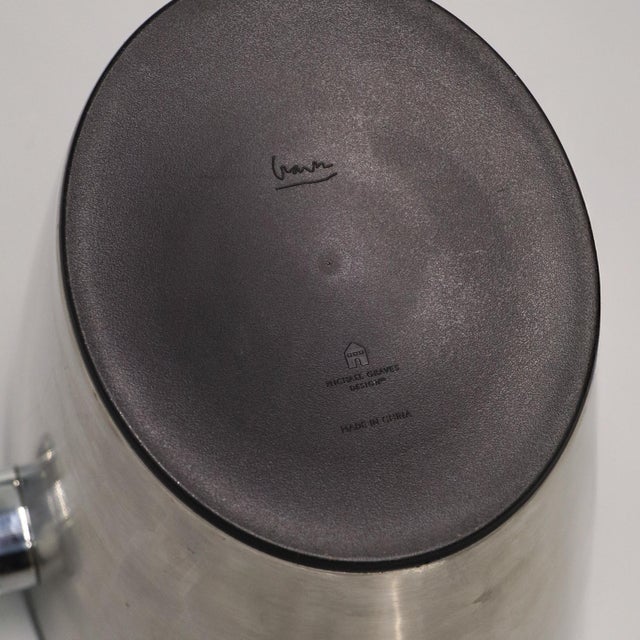 Postmodern 1990s Modernist Michael Graves Stainless Ice Bucket For Sale - Image 3 of 4