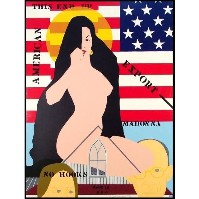 Export Madonna, 1980 Screenprint 40 × 30 in 101.6 × 76.2 cm Date: 1980 Medium: screenprint Edition size: 25 Image size:...